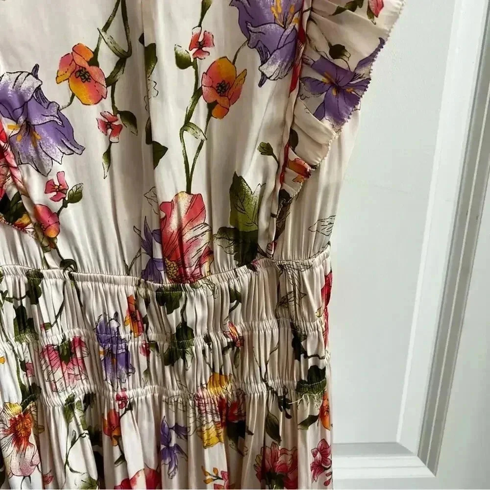 595 Current Air Los Angeles Floral Sleeveless Dress Size small - Picture 4 of 7